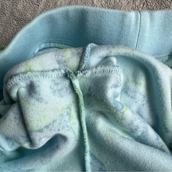 PINK Victoria's Secret Vintage Y2K Retro Hippie Paisley Swirl Terry Towel Pants - Picture 10 of 14